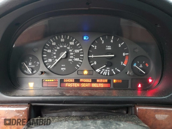 2003 BMW 5 Series 530iA with VIN WBADT63403CK37047, listed as a Copart auction lot 79614074 with 164,261 mi miles and Salvage Title. Bid and sale history available at carsss.com. Image 9.