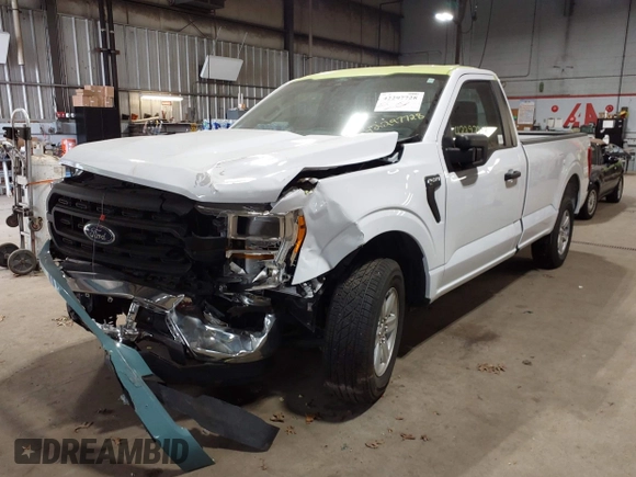2021 Ford F-150 XL with VIN 1FTMF1CB6MKF13315, listed as a IAAI auction lot 42297728 with 74,450 mi miles and . Bid and sale history available at DreamBid. Image 2.