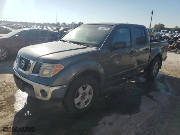 2005 Nissan Frontier 4WD LE with VIN 1N6AD07W35C407638, listed as a Copart auction lot 71481194 with 175,680 mi miles and Salvage Title. Bid and sale history available at carsss.com. Image 1.