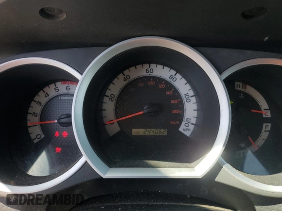 2015 Toyota Tacoma with VIN 3TMMU4FN7FM078006, listed as a Copart auction lot 59129495 with 244,062 mi miles and Salvage title. Bid and sale history available at DreamBid. Image 9.