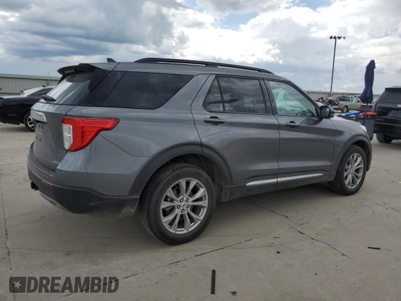 2024 Ford Explorer XLT with VIN 1FMSK8DH2RGA86199, listed as a Copart auction lot 56005575 with 18,083 mi miles and Salvage title. Bid and sale history available at DreamBid. Image 3.