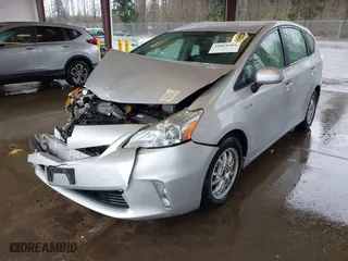 2012 Toyota Prius v Two with VIN JTDZN3EU3C3120853, listed as a IAAI auction lot 41861504 with 157,572 mi miles. Bid and sale history available at carsss.com. Image 16.