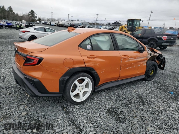 2022 Subaru WRX Limited with VIN JF1VBAN69N8023097, listed as a Copart auction lot 41806645 with 20,109 mi miles and Salvage Title. Bid and sale history available at carsss.com. Image 3.