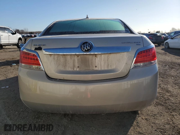 2010 Buick LaCrosse CXL with VIN 1G4GK5EG6AF172331, listed as a Copart auction lot 50620905 with 156,151 mi miles and Salvage title. Bid and sale history available at DreamBid. Image 6.