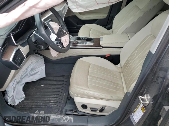 2021 Audi A6 Prestige with VIN WAUM2BF22MN058777, listed as a Copart auction lot 51091314 with 0 mi miles and Salvage Title. Bid and sale history available at carsss.com. Image 7.