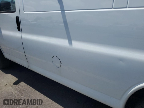 2020 Chevrolet Express Cargo with VIN 1GCWGAFP6L1186058, listed as a IAAI auction lot 42737734 with 106,149 mi miles and . Bid and sale history available at DreamBid. Image 6.