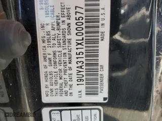 1999 Acura CL Premium with VIN 19UYA3151XL000577, listed as a Copart auction lot 57121864 with 212,133 mi miles and Salvage Title. Bid and sale history available at carsss.com. Image 12.