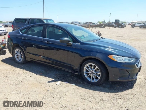 2020 Ford Fusion SE with VIN 3FA6P0HD8LR111256, listed as a IAAI auction lot 42032725 with 98,822 mi miles. Bid and sale history available at carsss.com. Image 1.