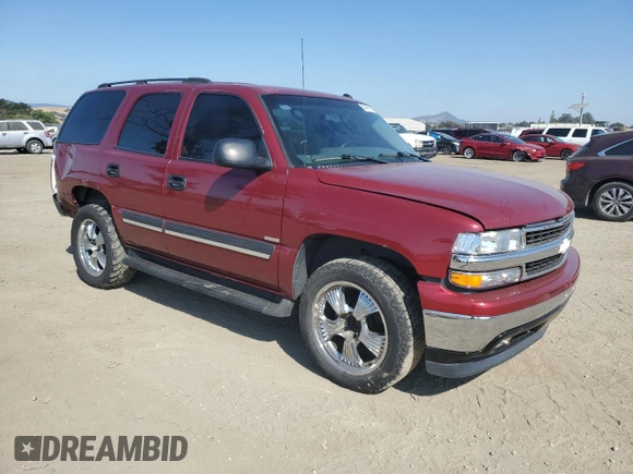 2005 Chevrolet Tahoe LS with VIN 1GNEC13V45J153497, listed as a Copart auction lot 60487565 with 269,536 mi miles and Salvage title. Bid and sale history available at DreamBid. Image 4.