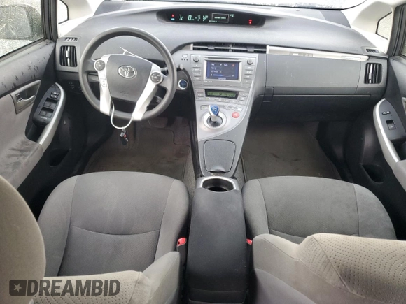 2012 Toyota Prius with VIN JTDKN3DP6C3021831, listed as a Copart auction lot 63462615 with 126,674 mi miles and Salvage title. Bid and sale history available at DreamBid. Image 8.
