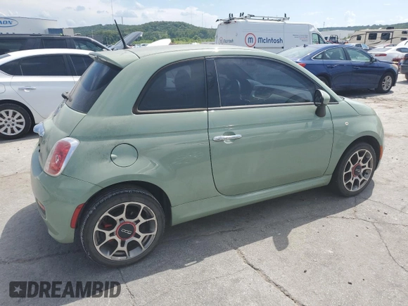 2015 FIAT 500 Sport with VIN 3C3CFFBR2FT707384, listed as a Copart auction lot 65052815 with 83,875 mi miles and Clean title. Bid and sale history available at DreamBid. Image 3.