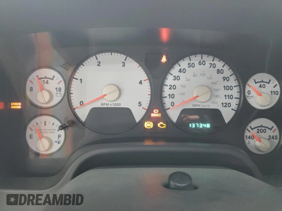 2007 Dodge Ram 2500 SLT with VIN 3D7KS28A27G850462, listed as a Copart auction lot 41455895 with 137,348 mi miles and Salvage Title. Bid and sale history available at carsss.com. Image 9.