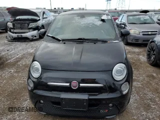 2017 FIAT 500e with VIN 3C3CFFGE6HT625165, listed as a Copart auction lot 84066494 with 41,264 mi miles and Salvage Title. Bid and sale history available at carsss.com. Image 5.