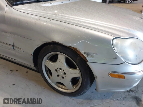 2003 Mercedes-Benz S 500 with VIN WDBNG84J93A360917, listed as a IAAI auction lot 39171730 with 134,495 mi miles and . Bid and sale history available at DreamBid. Image 20.
