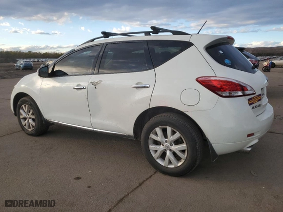 2013 Nissan Murano SL with VIN JN8AZ1MW6DW318243, listed as a Copart auction lot 42705105 with 162,469 mi miles and Salvage Title. Bid and sale history available at carsss.com. Image 2.