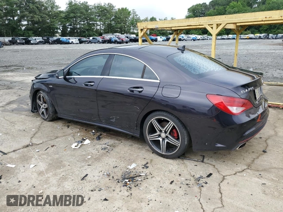 2016 Mercedes-Benz CLA 250 with VIN WDDSJ4GB8GN337622, listed as a Copart auction lot 61073255 with Not provided miles and Clean title. Bid and sale history available at DreamBid. Image 2.