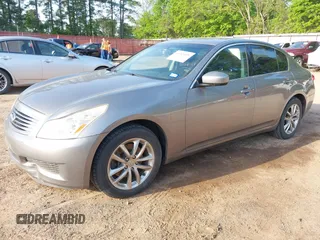 2009 Infiniti G37 Sedan x with VIN JNKCV61F29M363358, listed as a IAAI auction lot 41983026 with 170,435 mi miles. Bid and sale history available at carsss.com. Image 2.