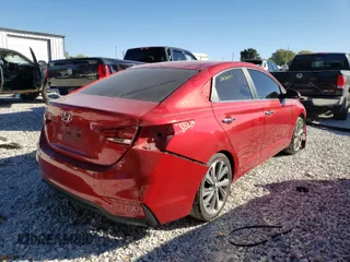 2018 Hyundai Accent Limited with VIN 3KPC34A37JE010621, listed as a Copart auction lot 40068504 with 40,445 mi miles and Salvage Title. Bid and sale history available at carsss.com. Image 4.