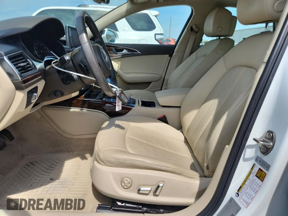 2017 Audi A6 Premium Plus with VIN WAUF2AFC6HN117976, listed as a Copart auction lot 63971095 with 79,979 mi miles and Salvage title. Bid and sale history available at DreamBid. Image 7.