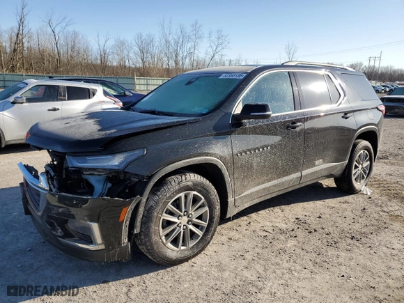 2023 Chevrolet Traverse LT Leather with VIN 1GNEVHKW7PJ229021, listed as a Copart auction lot 52353135 with 55,413 mi miles and Salvage Title. Bid and sale history available at carsss.com. Image 1.