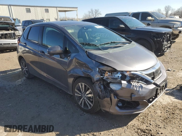 2019 Honda Fit EX with VIN 3HGGK5H8XKM733321, listed as a Copart auction lot 49821185 with 67,123 mi miles and Salvage title. Bid and sale history available at DreamBid. Image 4.
