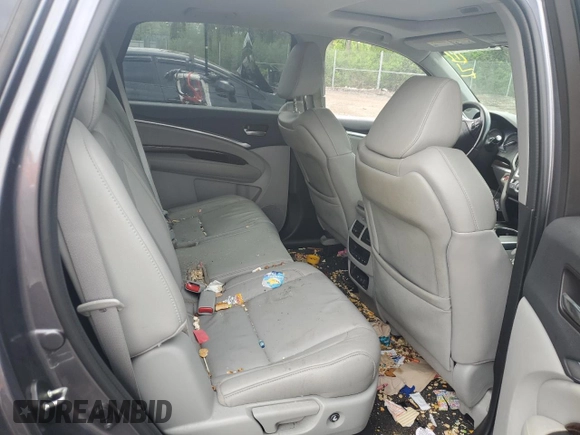 2018 Acura MDX with VIN 5J8YD4H36JL020199, listed as a Copart auction lot 58583595 with 112,602 mi miles and Salvage title. Bid and sale history available at DreamBid. Image 10.