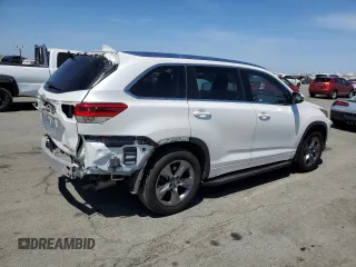 2018 Toyota Highlander Limited с VIN 5TDDZRFH5JS852061, выставлен на аукционе Copart как лот 62723315 с пробегом 52 496 миль миль и Списание • Salvage title. История ставок и продаж доступна на DreamBid. Изображение 3.
