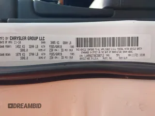2011 Jeep Grand Cherokee Overland Summit with VIN 1J4RR6GT9BC586712, listed as a IAAI auction lot 42427655 with 157,549 mi miles and . Bid and sale history available at DreamBid. Image 9.