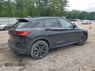 2024 Infiniti QX50 Sport with VIN 3PCAJ5FA9RF104578, listed as a Copart auction lot 58566605 with 16,306 mi miles and Salvage title. Bid and sale history available at DreamBid. Image 3.