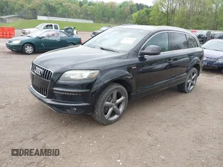 2012 Audi Q7 3.0T S line with VIN WA1DGAFEXCD003968, listed as a IAAI auction lot 42045370 with 145,365 mi miles. Bid and sale history available at carsss.com. Image 2.
