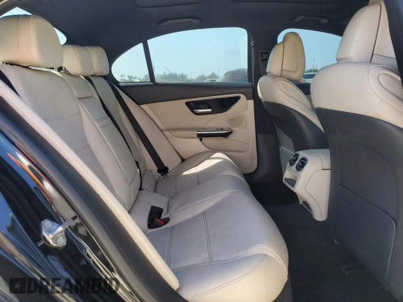 2023 Mercedes-Benz C 300 with VIN W1KAF4GB9PR108386, listed as a Copart auction lot 47458785 with 27,084 mi miles and Clean Title. Bid and sale history available at carsss.com. Image 10.