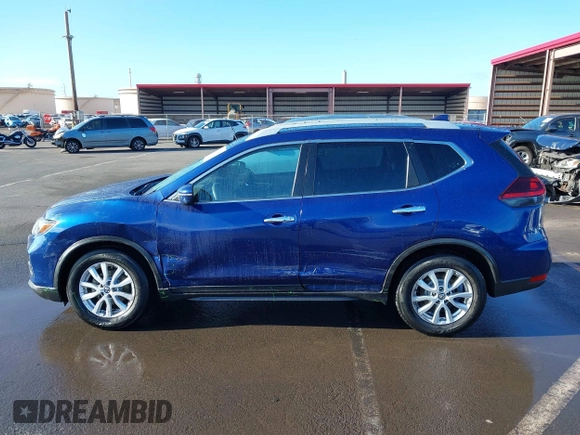 2019 Nissan Rogue SV with VIN 5N1AT2MT7KC738645, listed as a IAAI auction lot 42173044 with 73,056 mi miles and . Bid and sale history available at DreamBid. Image 14.