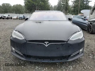 2019 Tesla Model S 75D with VIN 5YJSA1E28KF349241, listed as a Copart auction lot 55279595 with 77,005 mi miles and Salvage title. Bid and sale history available at DreamBid. Image 5.