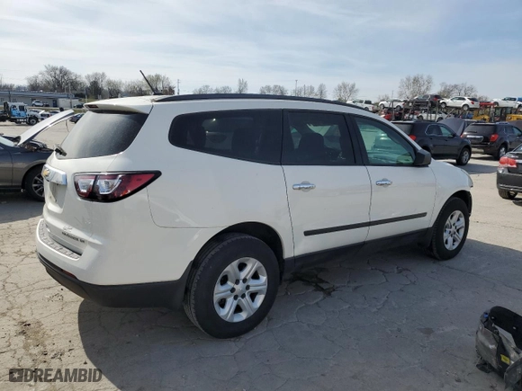 2014 Chevrolet Traverse LS with VIN 1GNKRFKD9EJ364895, listed as a Copart auction lot 50161845 with 182,588 mi miles and Clean Title. Bid and sale history available at carsss.com. Image 3.