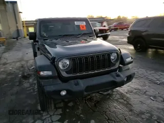 2024 Jeep Wrangler Sport с VIN 1C4PJXKN8RW291502, выставлен на аукционе Copart как лот 88326985 с пробегом 4 720 миль миль и Списание • Salvage title. История ставок и продаж доступна на DreamBid. Изображение 15.