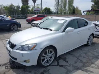 2007 Lexus IS 250 with VIN JTHBK262475043484, listed as a IAAI auction lot 42035005 with Not Provided miles and . Bid and sale history available at carsss.com. Image 6.
