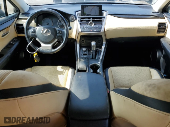 2015 Lexus NX 200t with VIN JTJYARBZ8F2017610, listed as a Copart auction lot 60721405 with 147,813 mi miles and Salvage title. Bid and sale history available at DreamBid. Image 8.