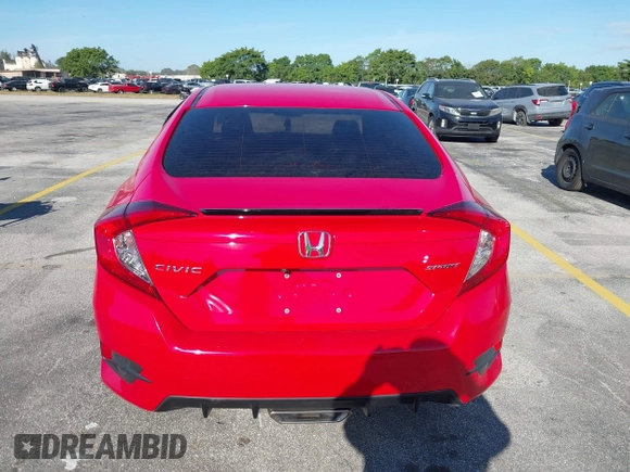 2021 Honda Civic Sedan Sport with VIN 2HGFC2F83MH528354, listed as a IAAI auction lot 41843412 with 55,110 mi miles. Bid and sale history available at carsss.com. Image 16.