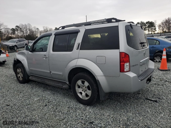 2006 Nissan Pathfinder SE with VIN 5N1AR18U36C615863, listed as a Copart auction lot 86129104 with 259,857 mi miles and Salvage Title. Bid and sale history available at carsss.com. Image 2.