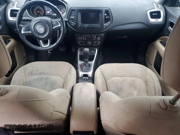 2018 Jeep Compass Sport with VIN 3C4NJCAB2JT287351, listed as a Copart auction lot 83685394 with 67,046 mi miles and Salvage Title. Bid and sale history available at carsss.com. Image 8.