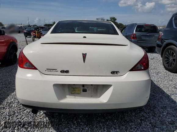 2006 Pontiac G6 GT with VIN 1G2ZH358664276821, listed as a Copart auction lot 52161295 with 68,030 mi miles and Salvage title. Bid and sale history available at DreamBid. Image 6.