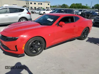 2019 Chevrolet Camaro 1LT with VIN 1G1FB1RS8K0125824, listed as a Copart auction lot 52370585 with 39,816 mi miles and Salvage Title. Bid and sale history available at carsss.com. Image 1.