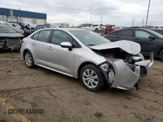 2021 Toyota Corolla LE with VIN 5YFEPMAE2MP224370, listed as a Copart auction lot 43966215 with 86,463 mi miles and Non Repairable. Bid and sale history available at carsss.com. Image 4.