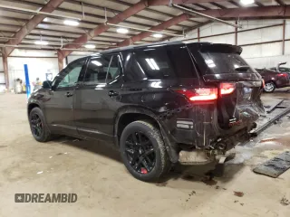 2021 Chevrolet Traverse Premier with VIN 1GNERKKW4MJ219012, listed as a Copart auction lot 43747735 with 83,735 mi miles and Salvage Title. Bid and sale history available at carsss.com. Image 2.