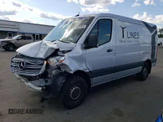 2020 Mercedes-Benz Sprinter Cargo with VIN W1W70BGYXLT025100, listed as a Copart auction lot 60259843 with 56,048 mi miles. Bid and sale history available at carsss.com. Image 1.