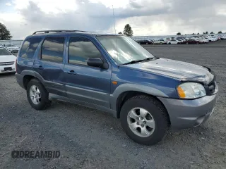 2001 Mazda Tribute LX with VIN 4F2CU08101KM29823, listed as a Copart auction lot 53857145 with 187,710 mi miles and Salvage Title. Bid and sale history available at carsss.com. Image 4.
