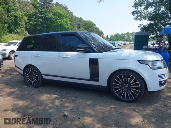 2015 Land Rover Range Rover Supercharged with VIN SALGS2TF3FA218272, listed as a IAAI auction lot 42463876 with 102,037 mi miles and . Bid and sale history available at DreamBid. Image 13.