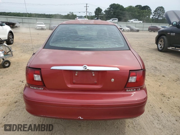 2001 Mercury Sable with VIN 1MEFM53U61A611073, listed as a Copart auction lot 60880625 with 273,178 mi miles and Clean title. Bid and sale history available at DreamBid. Image 6.
