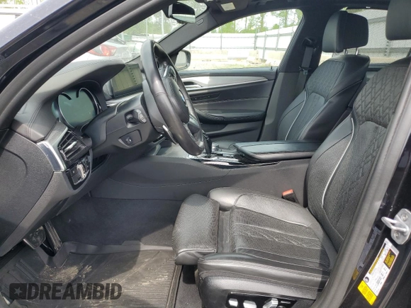 2018 BMW 5 Series 540i with VIN WBAJE5C53JWA94657, listed as a Copart auction lot 51058014 with 63,460 mi miles and Salvage Title. Bid and sale history available at carsss.com. Image 7.
