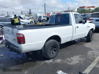 2005 Ford Ranger XL with VIN 1FTYR10U95PA65011, listed as a IAAI auction lot 41777534 with 1 mi miles. Bid and sale history available at carsss.com. Image 4.